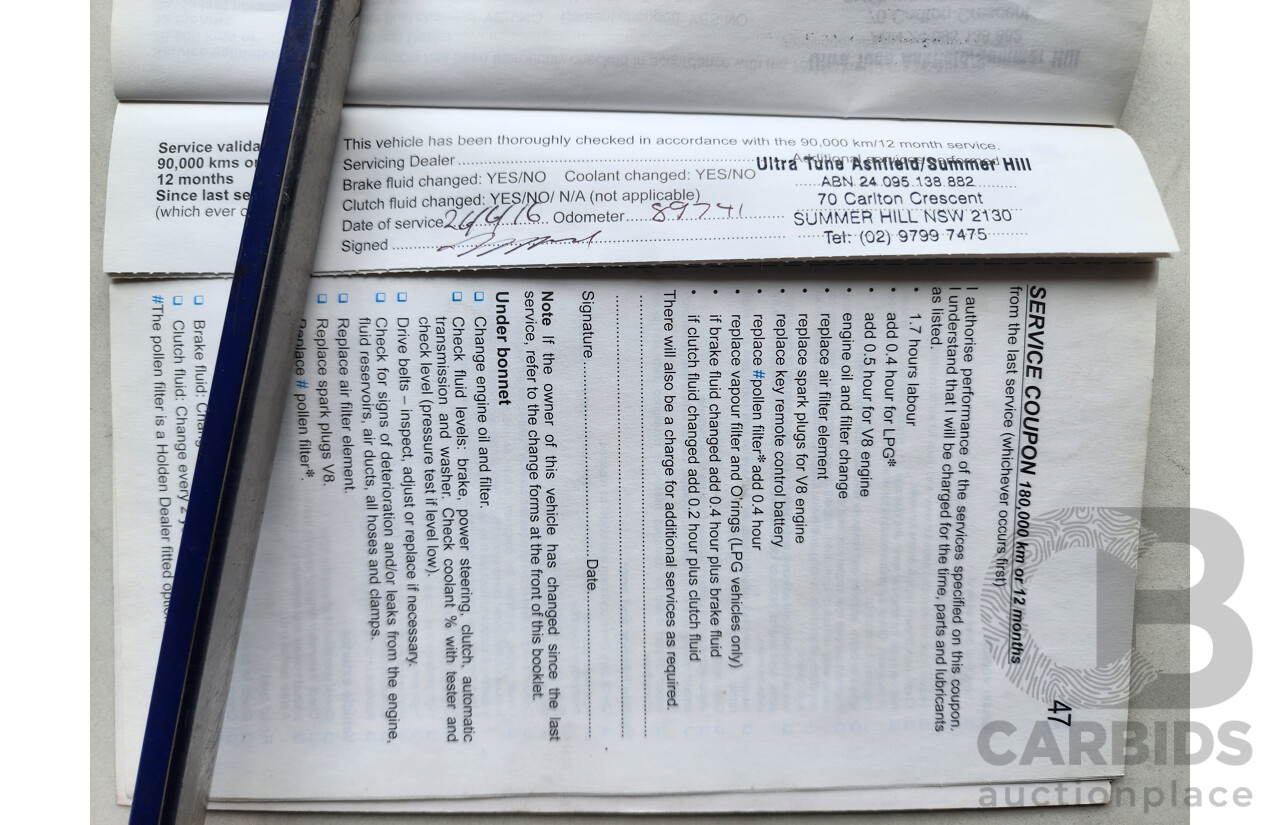 9/2009 Holden Calais V VE MY09.5 4d Sedan Silver 3.6L