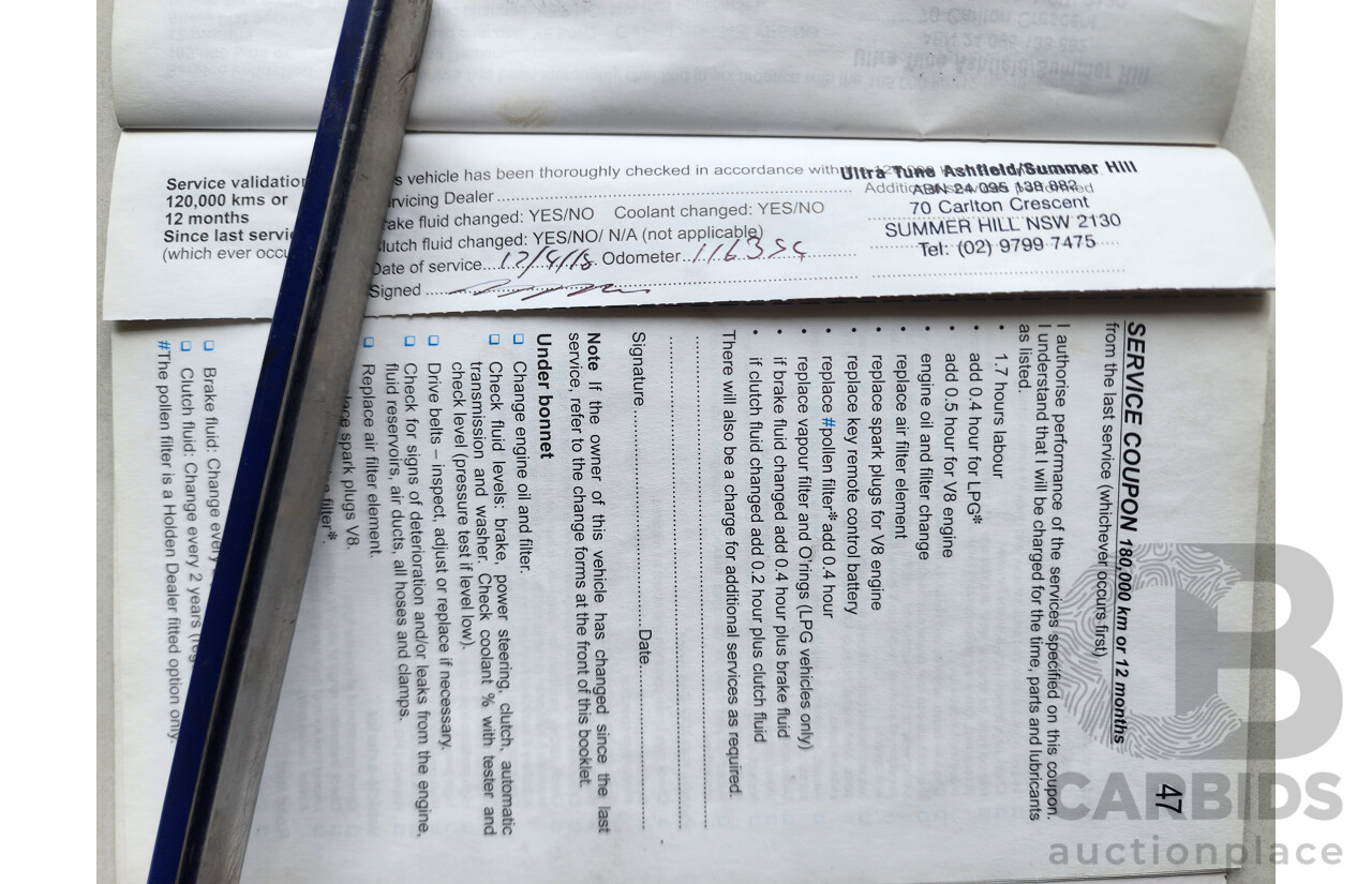 9/2009 Holden Calais V VE MY09.5 4d Sedan Silver 3.6L