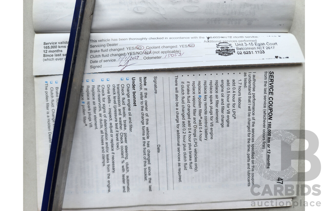 9/2009 Holden Calais V VE MY09.5 4d Sedan Silver 3.6L