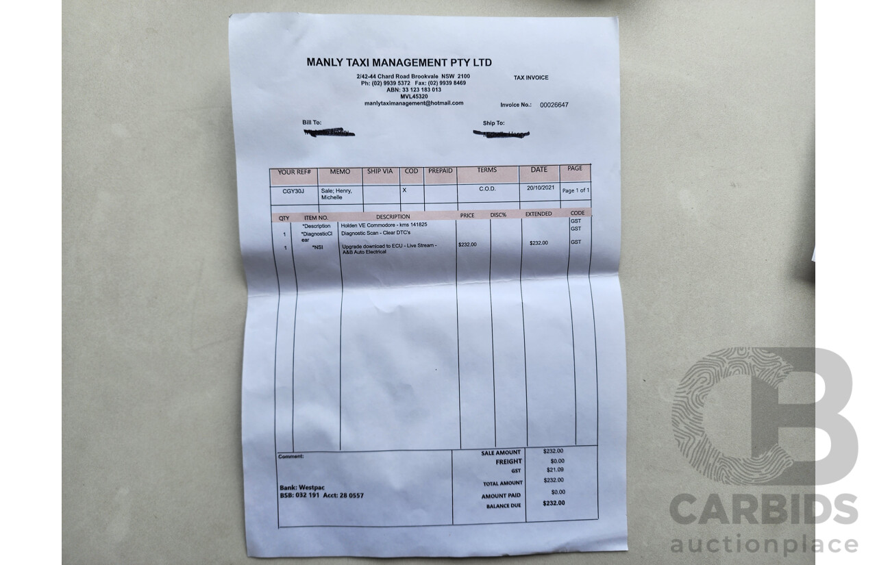 9/2009 Holden Calais V VE MY09.5 4d Sedan Silver 3.6L