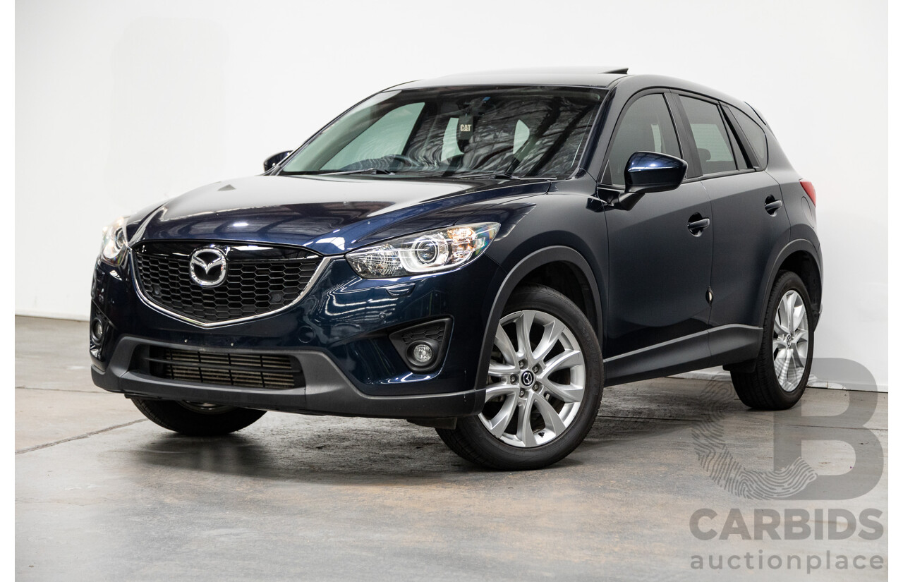 6/2014 Mazda Cx-5 Akera (4x4) MY13 UPGRADE 4d Wagon Blue 2.2L