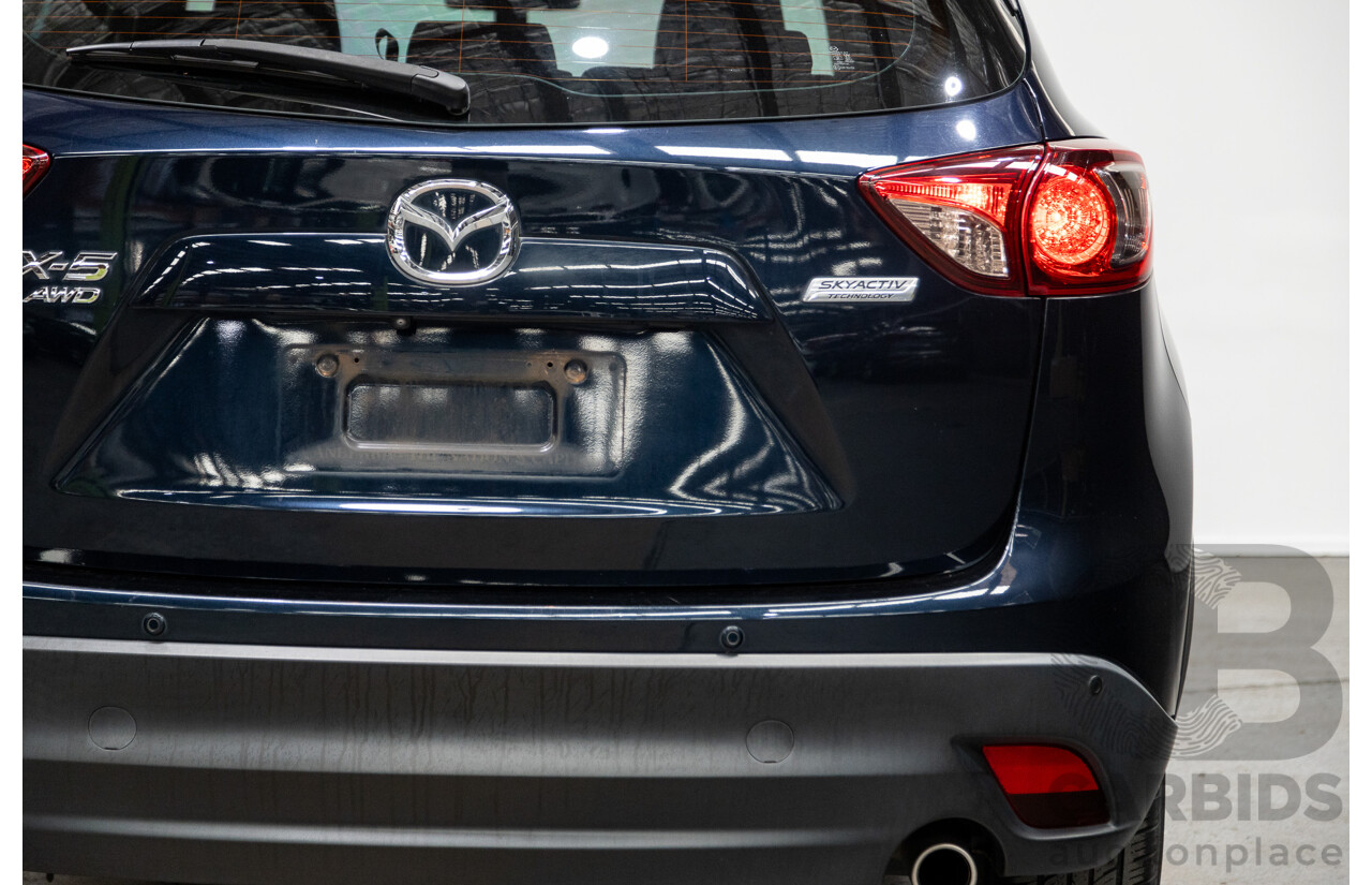 6/2014 Mazda Cx-5 Akera (4x4) MY13 UPGRADE 4d Wagon Blue 2.2L