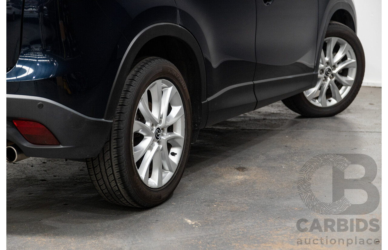 6/2014 Mazda Cx-5 Akera (4x4) MY13 UPGRADE 4d Wagon Blue 2.2L