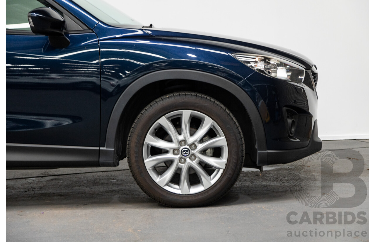 6/2014 Mazda Cx-5 Akera (4x4) MY13 UPGRADE 4d Wagon Blue 2.2L
