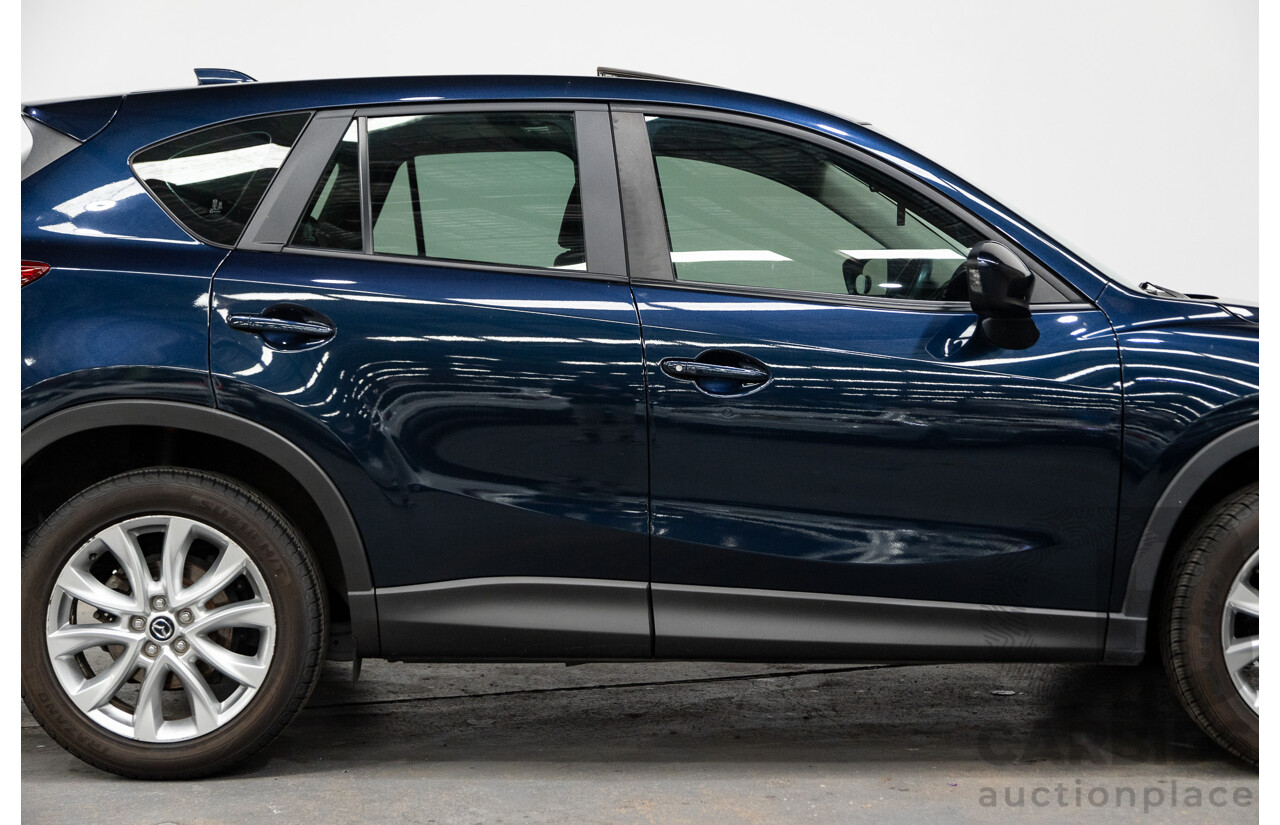 6/2014 Mazda Cx-5 Akera (4x4) MY13 UPGRADE 4d Wagon Blue 2.2L