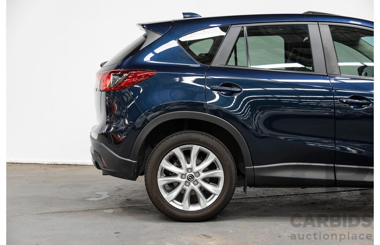 6/2014 Mazda Cx-5 Akera (4x4) MY13 UPGRADE 4d Wagon Blue 2.2L