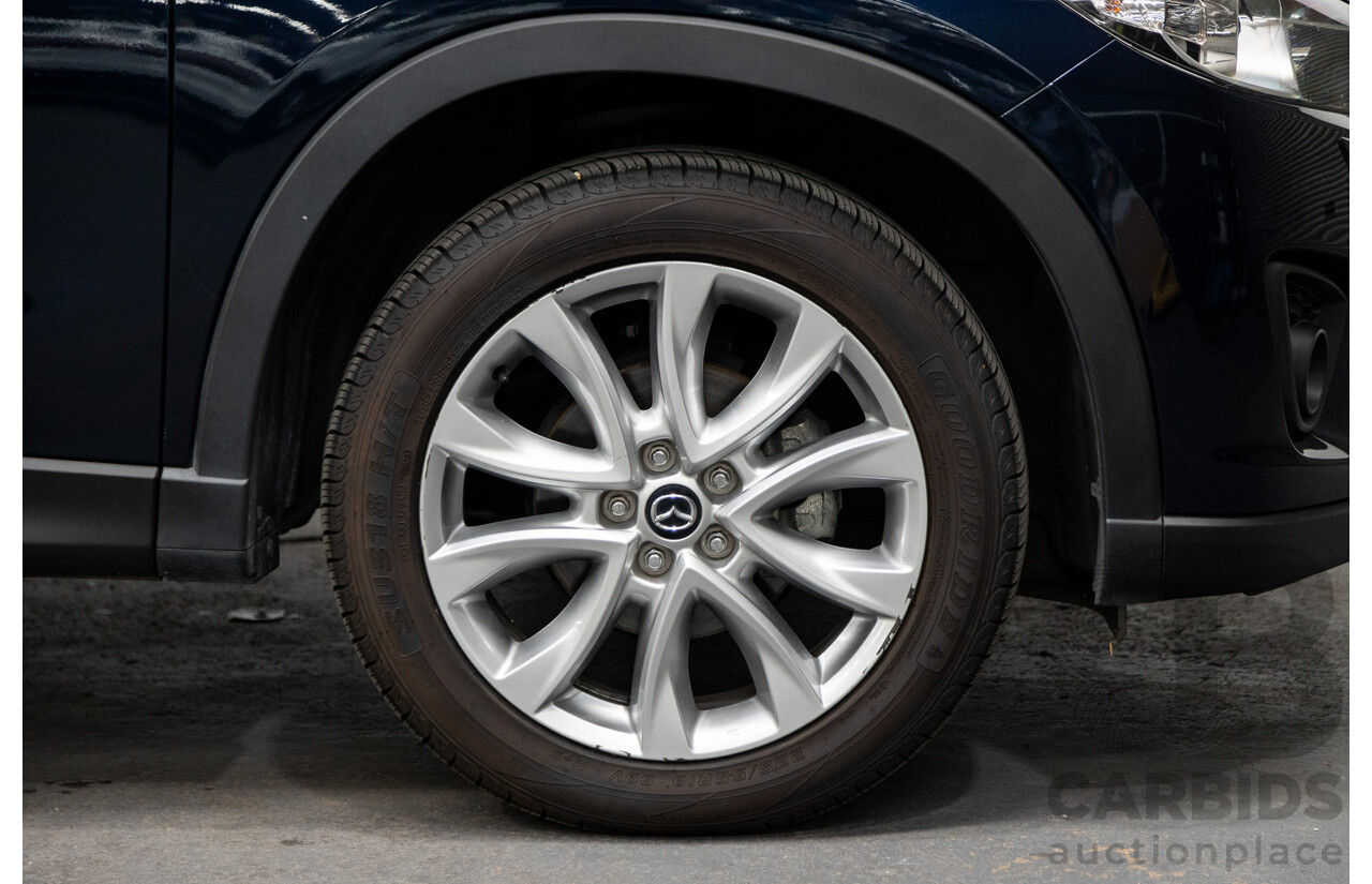 6/2014 Mazda Cx-5 Akera (4x4) MY13 UPGRADE 4d Wagon Blue 2.2L