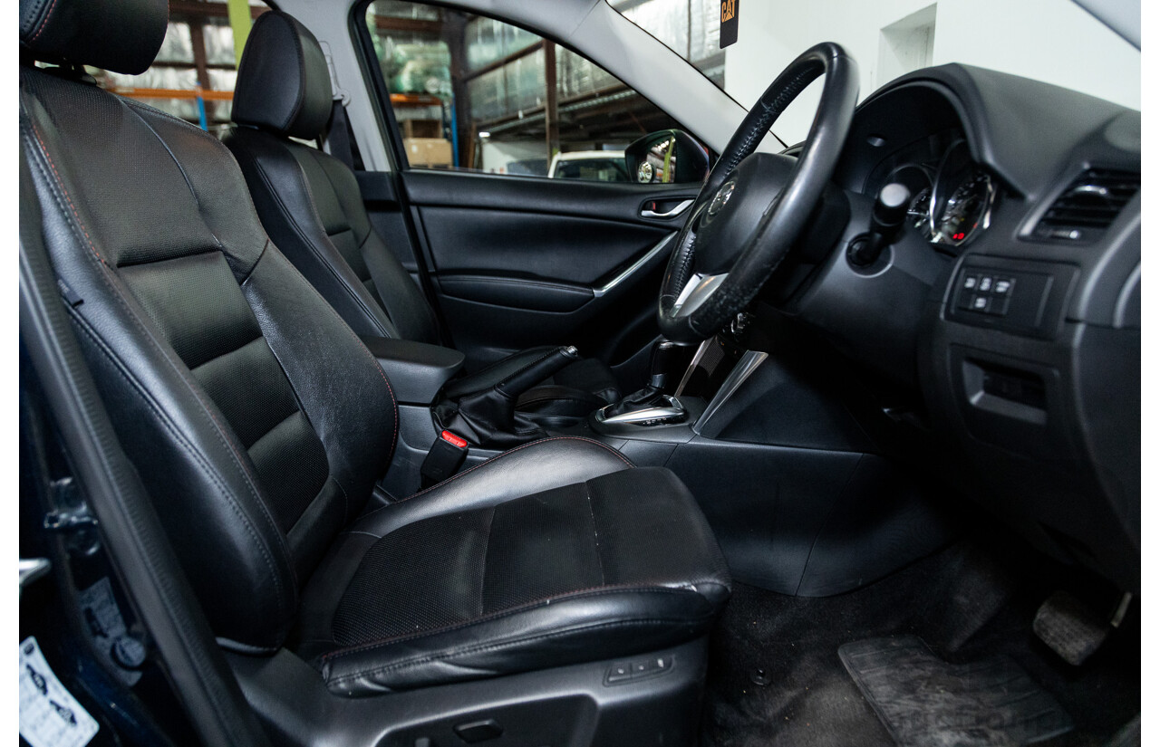 6/2014 Mazda Cx-5 Akera (4x4) MY13 UPGRADE 4d Wagon Blue 2.2L