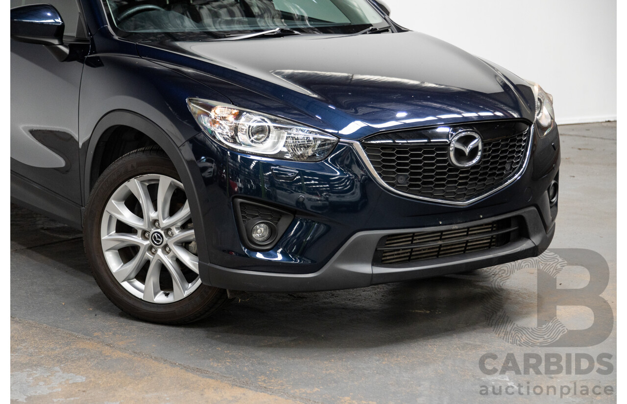 6/2014 Mazda Cx-5 Akera (4x4) MY13 UPGRADE 4d Wagon Blue 2.2L