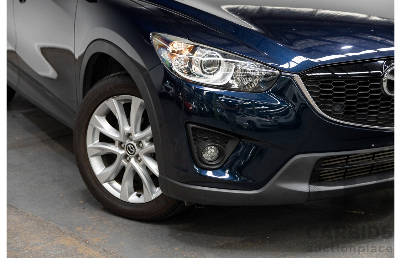 6/2014 Mazda Cx-5 Akera (4x4) MY13 UPGRADE 4d Wagon Blue 2.2L