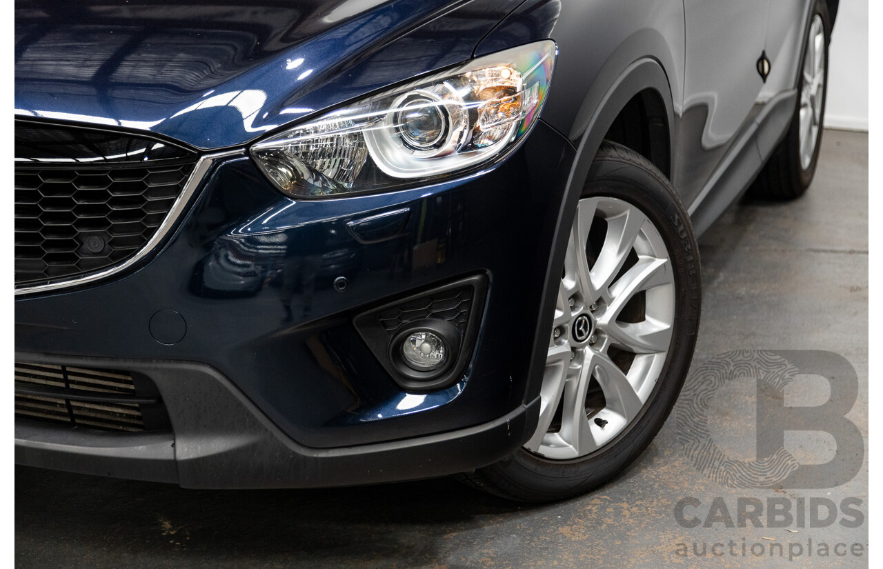 6/2014 Mazda Cx-5 Akera (4x4) MY13 UPGRADE 4d Wagon Blue 2.2L