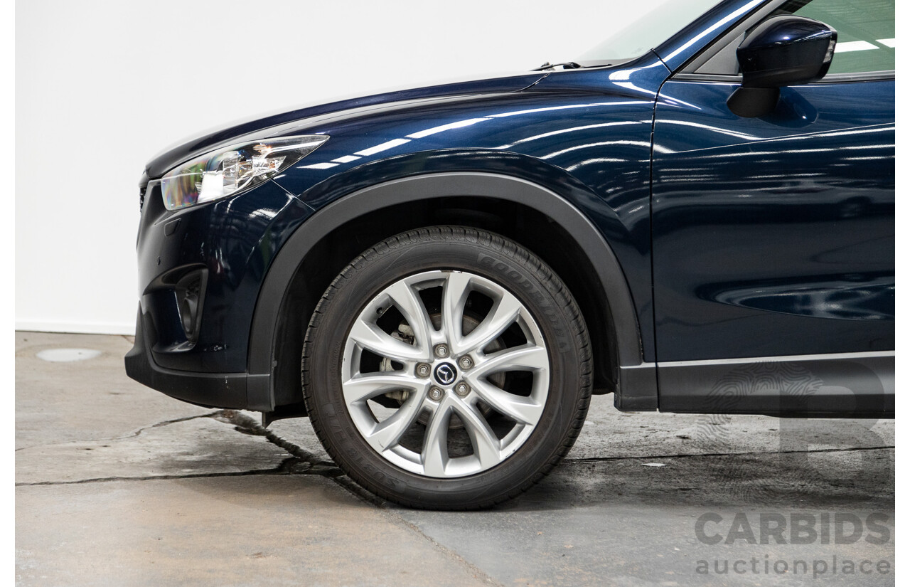6/2014 Mazda Cx-5 Akera (4x4) MY13 UPGRADE 4d Wagon Blue 2.2L