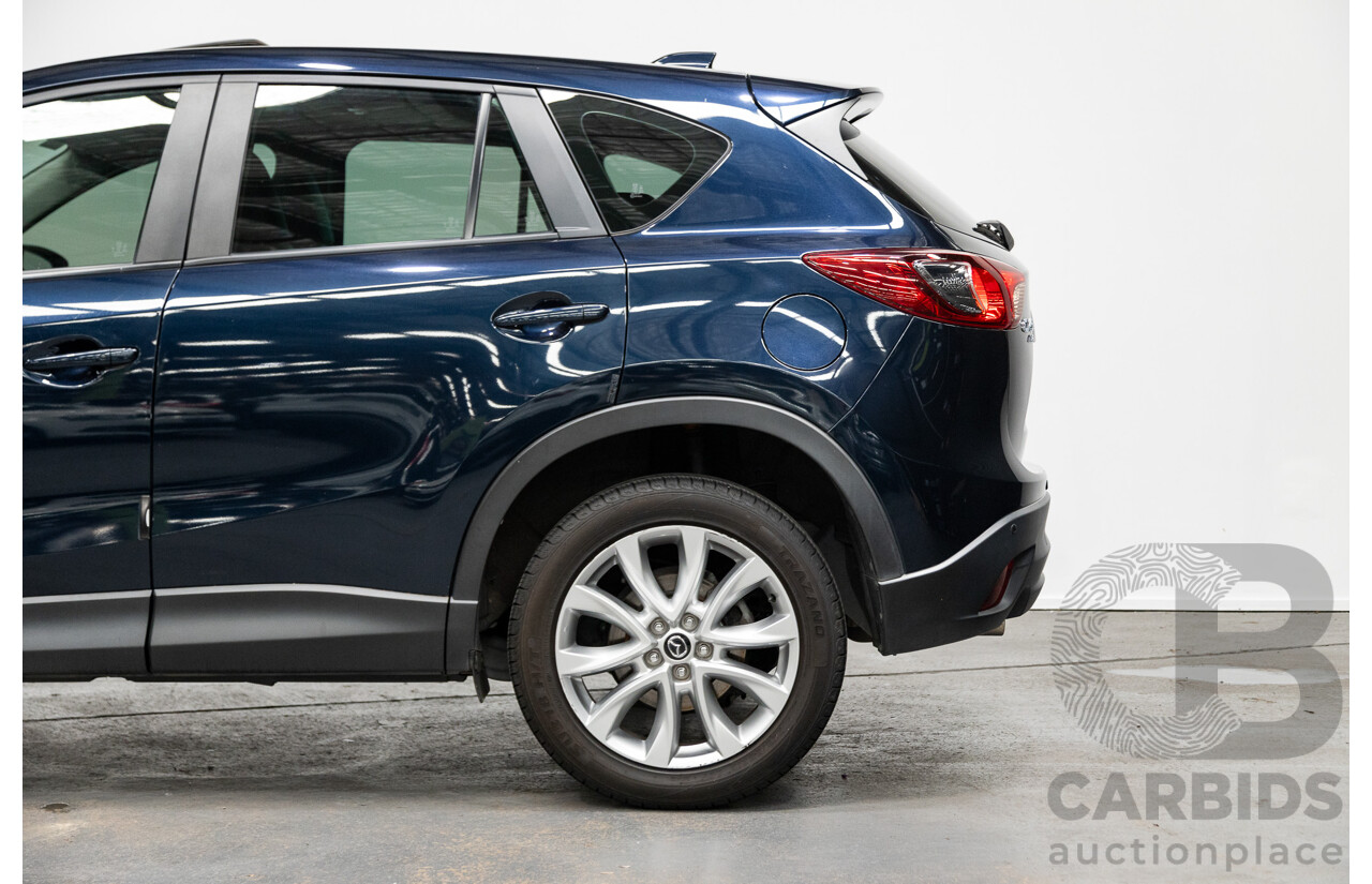 6/2014 Mazda Cx-5 Akera (4x4) MY13 UPGRADE 4d Wagon Blue 2.2L