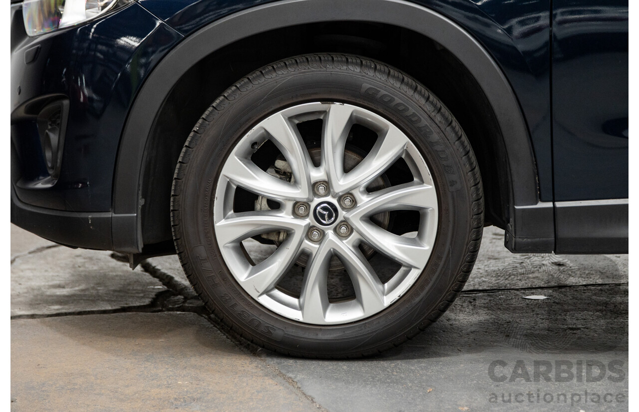 6/2014 Mazda Cx-5 Akera (4x4) MY13 UPGRADE 4d Wagon Blue 2.2L