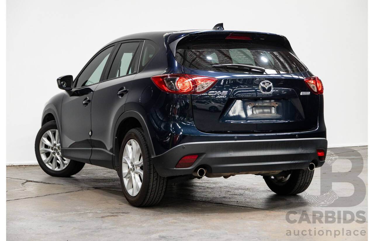 6/2014 Mazda Cx-5 Akera (4x4) MY13 UPGRADE 4d Wagon Blue 2.2L