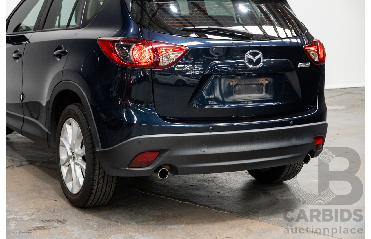 6/2014 Mazda Cx-5 Akera (4x4) MY13 UPGRADE 4d Wagon Blue 2.2L