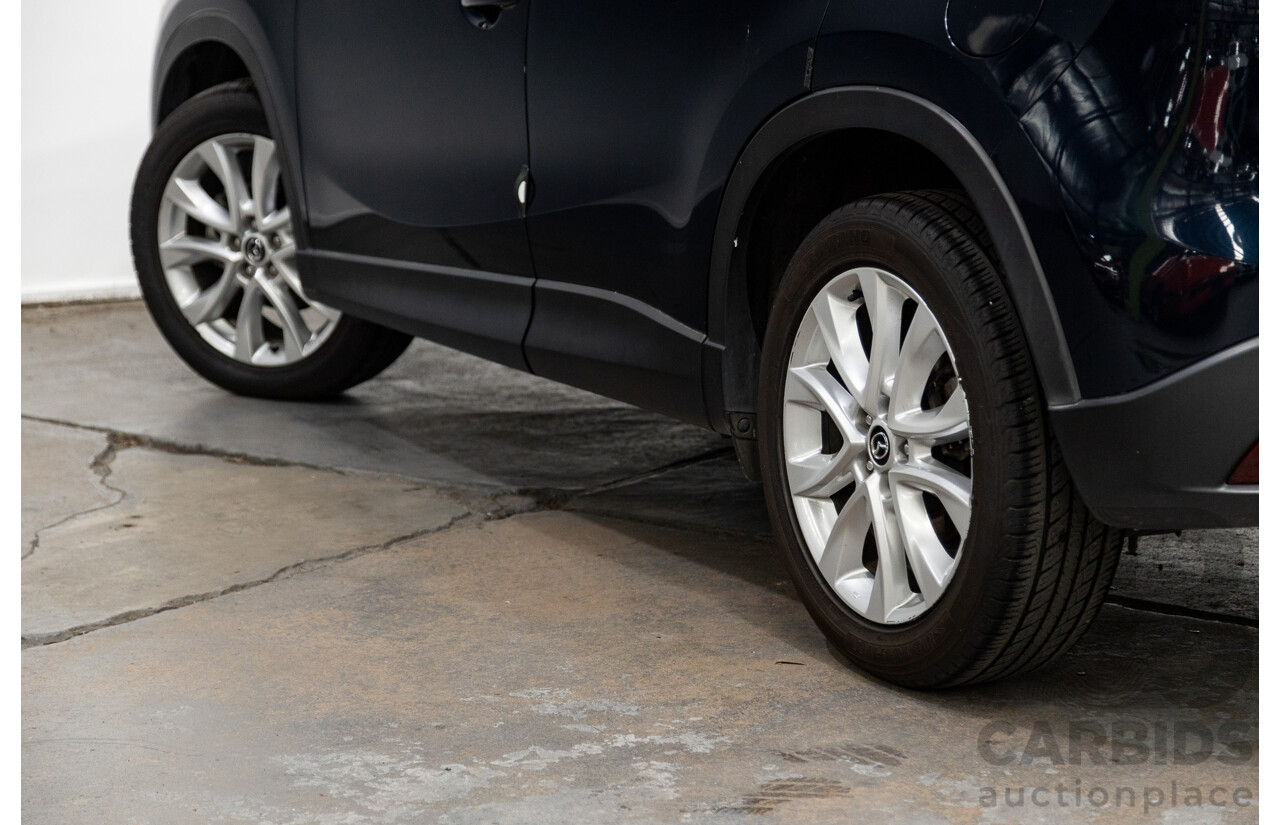 6/2014 Mazda Cx-5 Akera (4x4) MY13 UPGRADE 4d Wagon Blue 2.2L