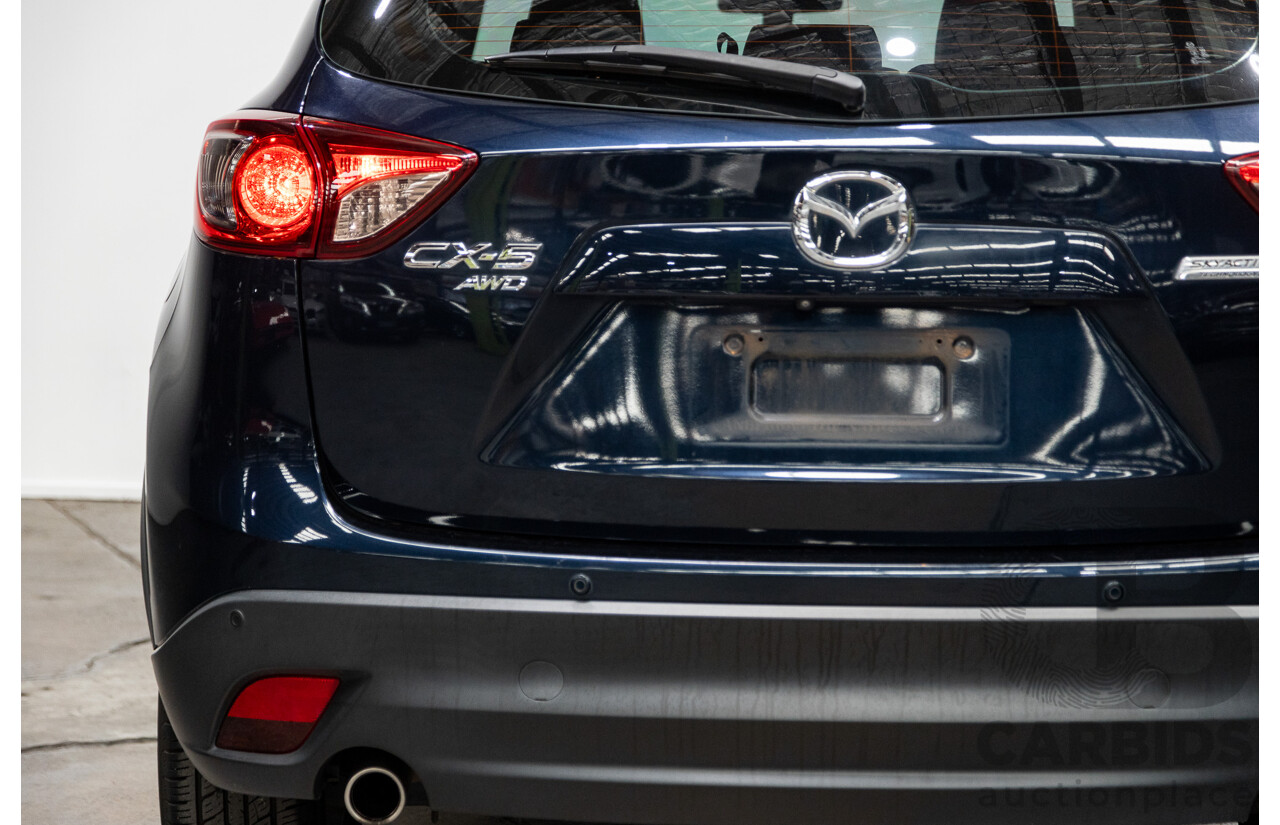 6/2014 Mazda Cx-5 Akera (4x4) MY13 UPGRADE 4d Wagon Blue 2.2L
