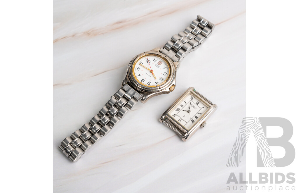 Citizen (2) Ladies Watches, 6010-S37650 & 4031-982479 KT
