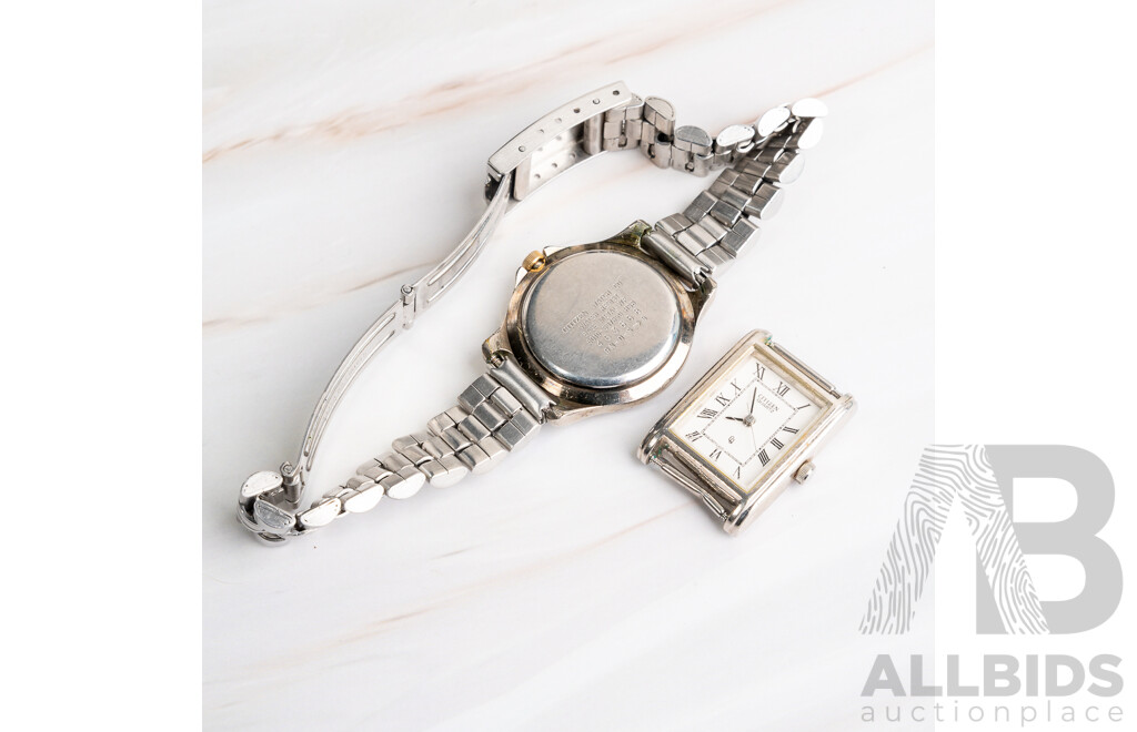 Citizen (2) Ladies Watches, 6010-S37650 & 4031-982479 KT