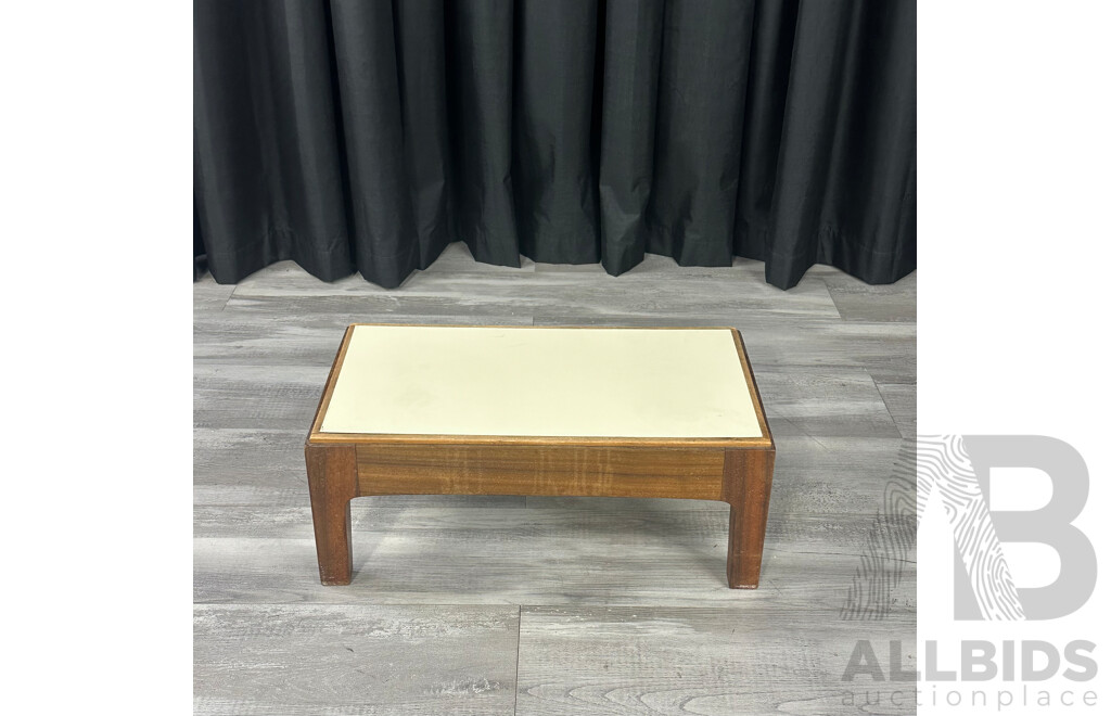 Vintage Oak Based Side Table