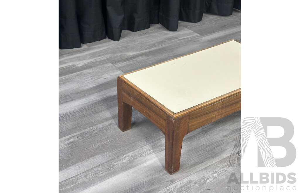 Vintage Oak Based Side Table