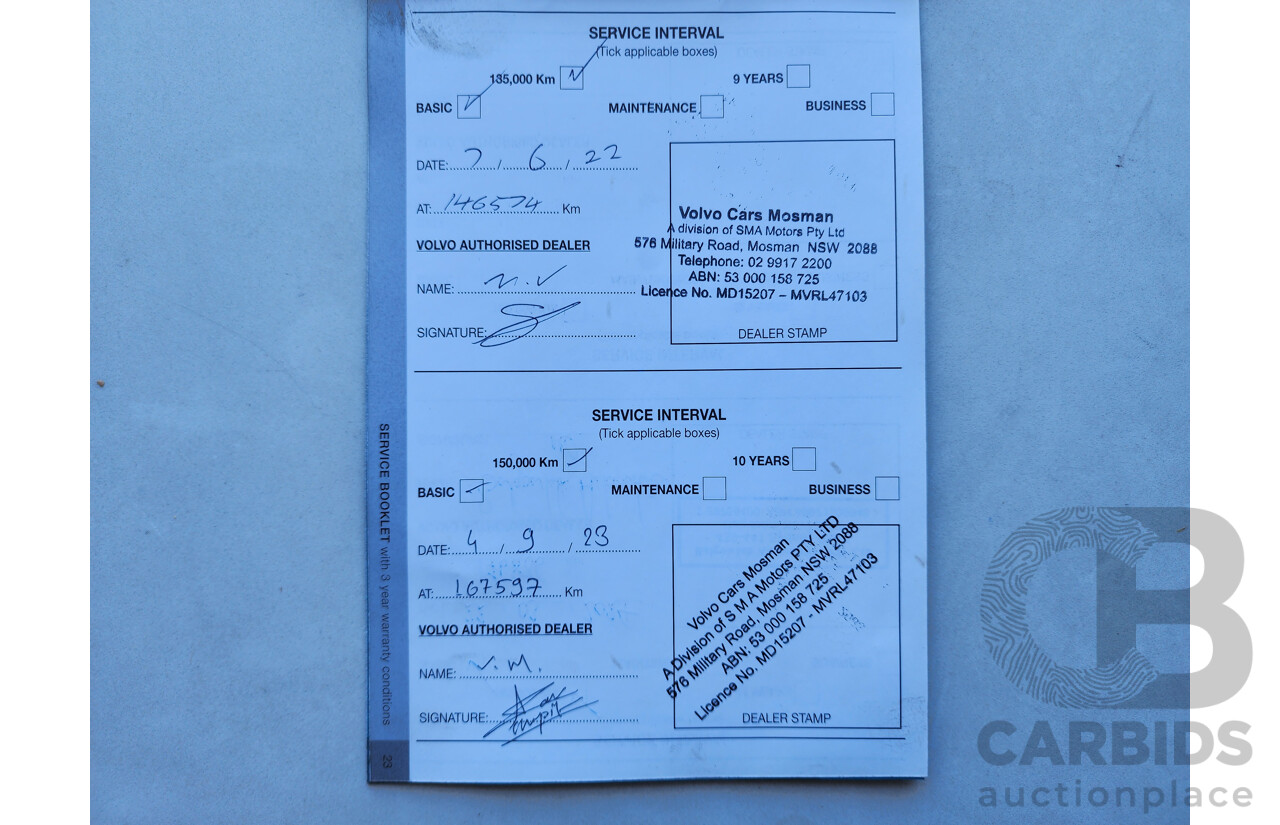 2/2014 Volvo XC90 D5 R-Design (AWD)  MY14 4d Wagon Blue Turbo Diesel 2.4L