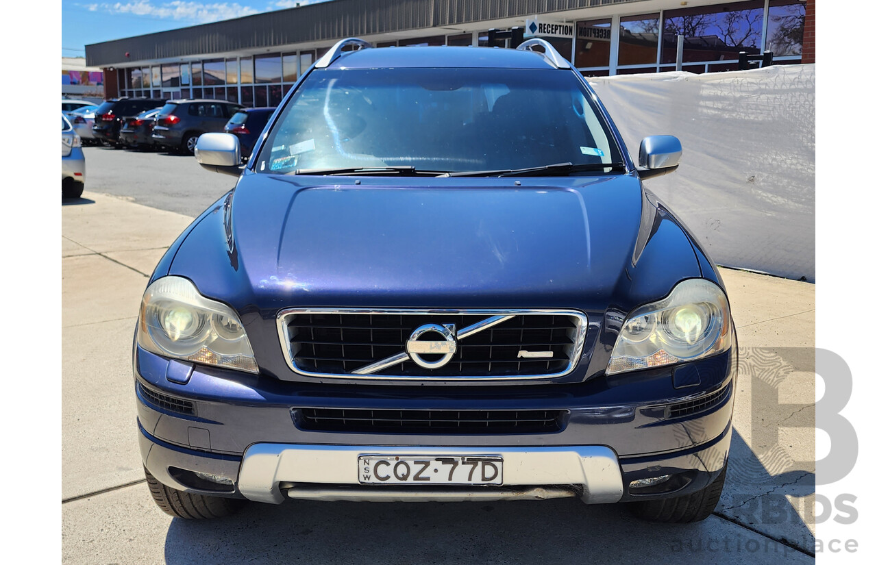 2/2014 Volvo XC90 D5 R-Design (AWD)  MY14 4d Wagon Blue Turbo Diesel 2.4L