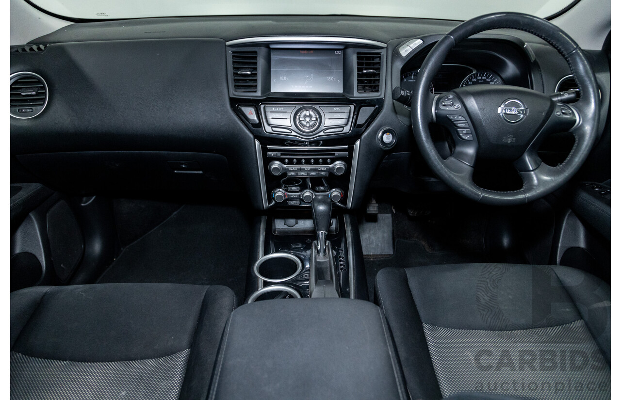 08/2017 Nissan Pathfinder ST R52 MY17 Series 2 4D Wagon White V6 3.5L