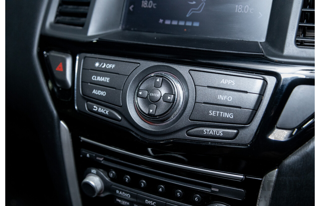 08/2017 Nissan Pathfinder ST R52 MY17 Series 2 4D Wagon White V6 3.5L