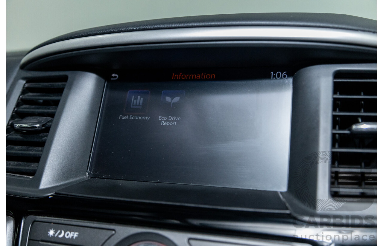 08/2017 Nissan Pathfinder ST R52 MY17 Series 2 4D Wagon White V6 3.5L