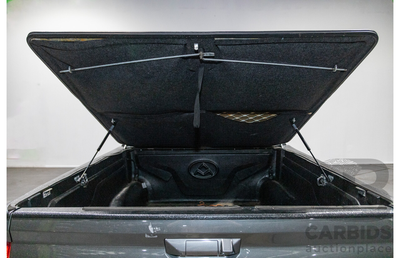 6/2018 Ldv T60 PRO (4x4) SK8C Double Cab Utility Grey Turbo Diesel 2.8L