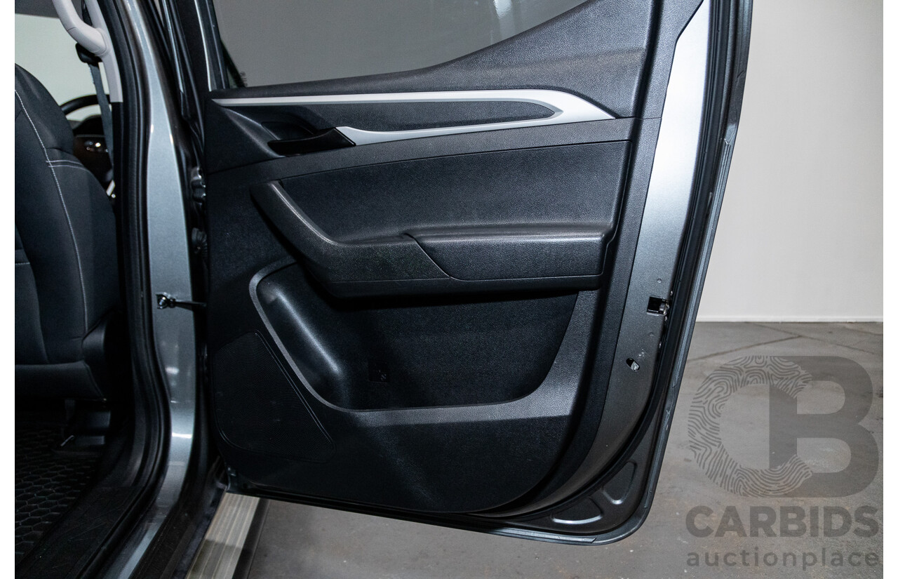 6/2018 Ldv T60 PRO (4x4) SK8C Double Cab Utility Grey Turbo Diesel 2.8L