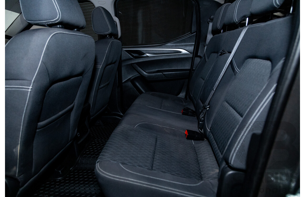 6/2018 Ldv T60 PRO (4x4) SK8C Double Cab Utility Grey Turbo Diesel 2.8L