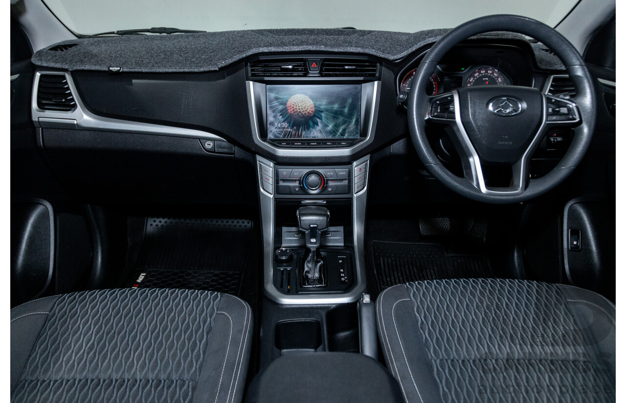 6/2018 Ldv T60 PRO (4x4) SK8C Double Cab Utility Grey Turbo Diesel 2.8L