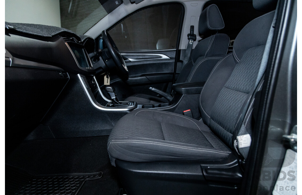 6/2018 Ldv T60 PRO (4x4) SK8C Double Cab Utility Grey Turbo Diesel 2.8L