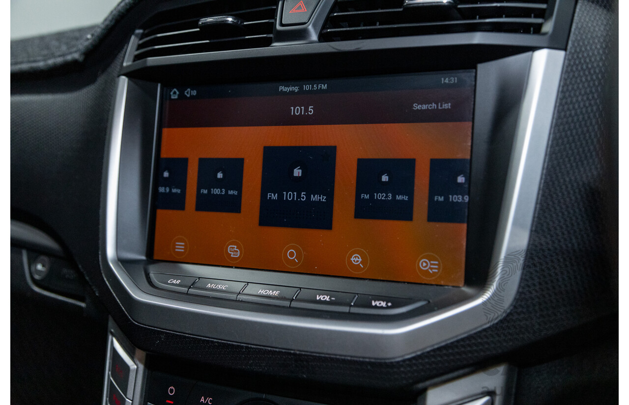 6/2018 Ldv T60 PRO (4x4) SK8C Double Cab Utility Grey Turbo Diesel 2.8L