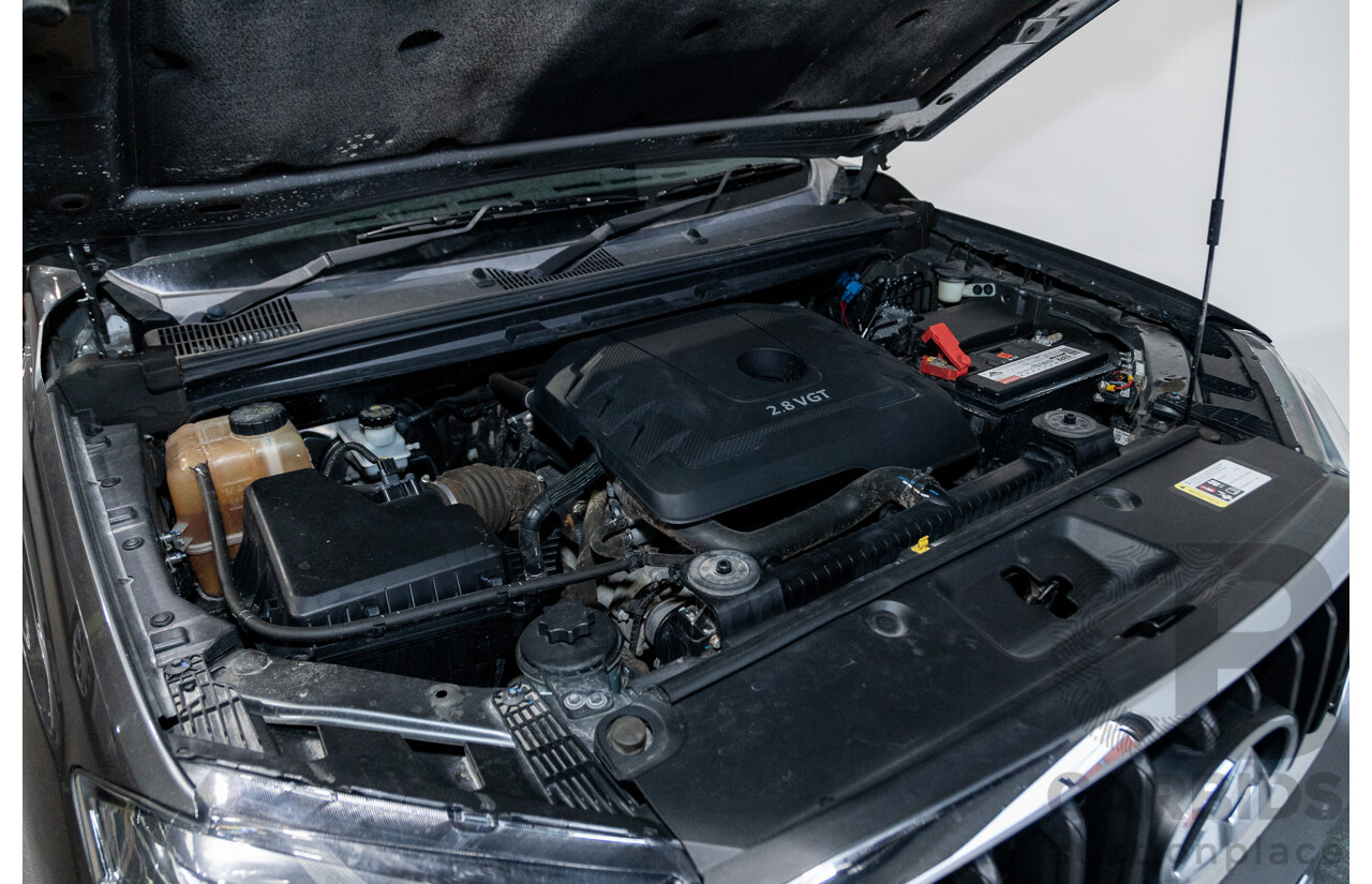 6/2018 Ldv T60 PRO (4x4) SK8C Double Cab Utility Grey Turbo Diesel 2.8L