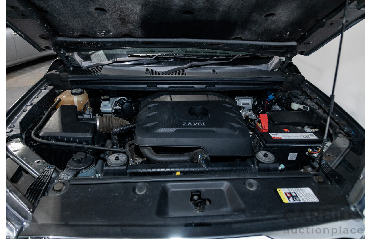 6/2018 Ldv T60 PRO (4x4) SK8C Double Cab Utility Grey Turbo Diesel 2.8L