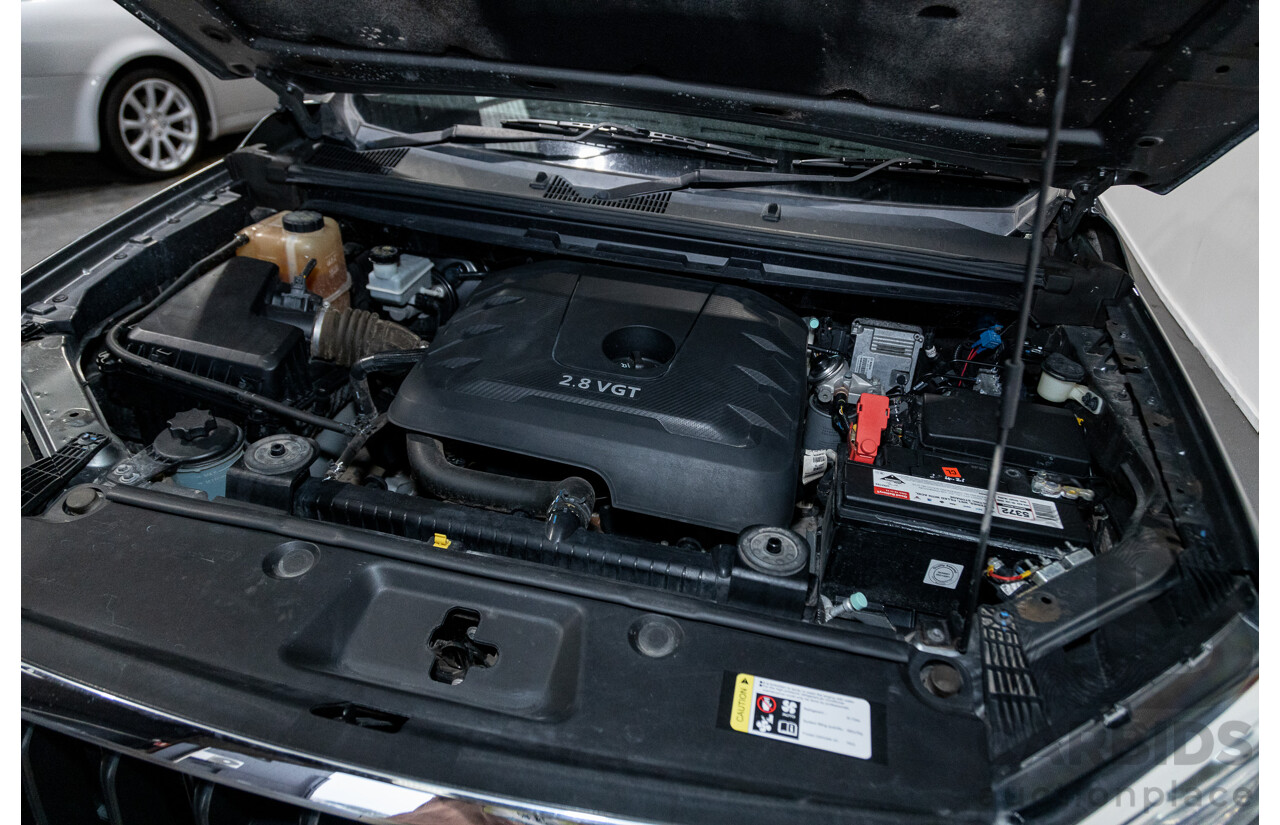 6/2018 Ldv T60 PRO (4x4) SK8C Double Cab Utility Grey Turbo Diesel 2.8L