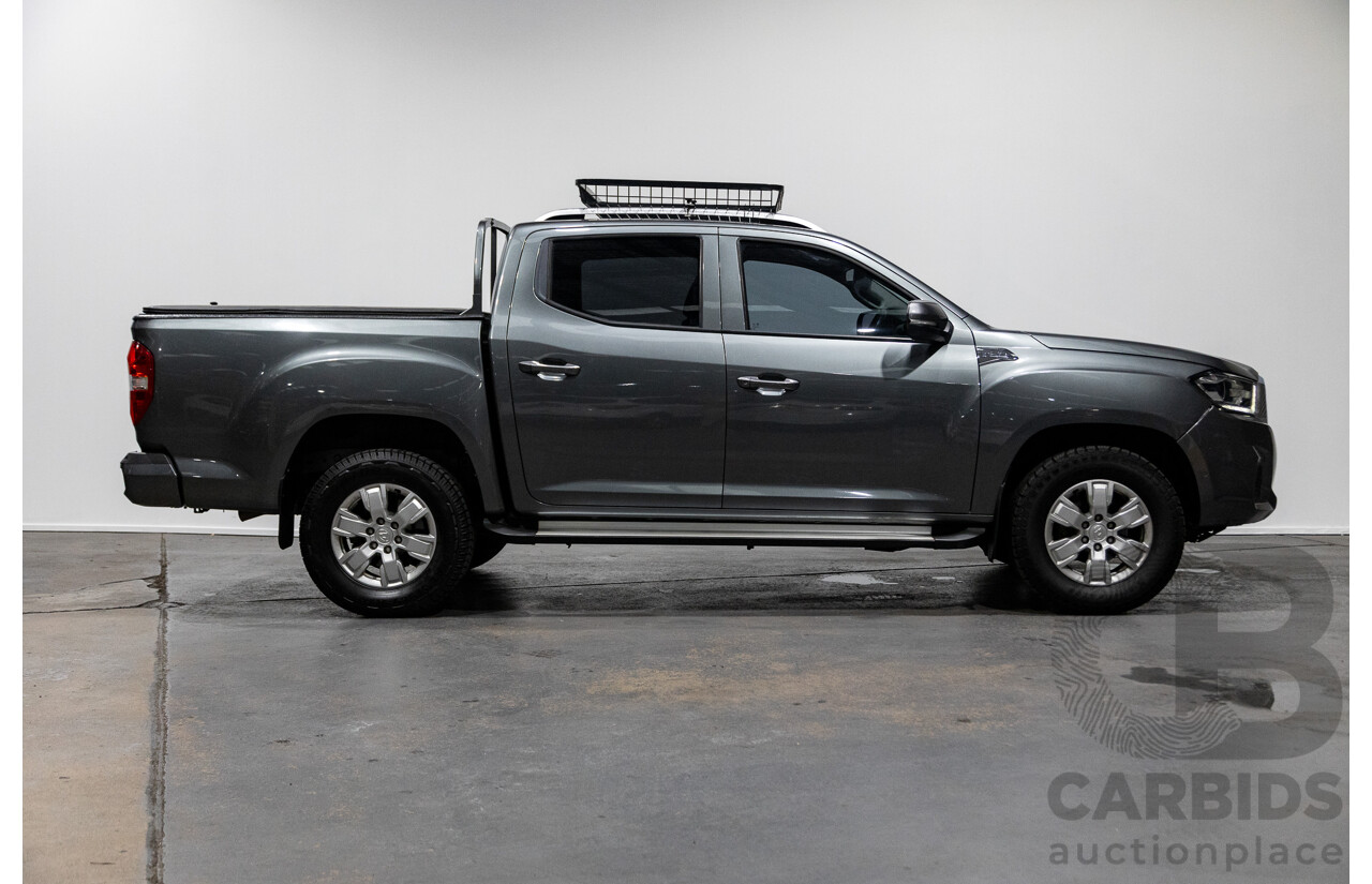 6/2018 Ldv T60 PRO (4x4) SK8C Double Cab Utility Grey Turbo Diesel 2.8L