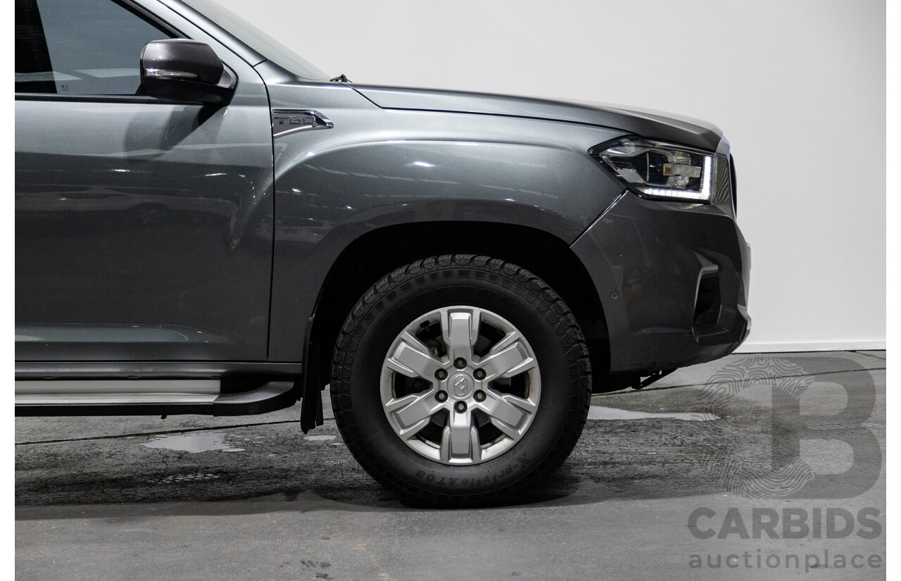 6/2018 Ldv T60 PRO (4x4) SK8C Double Cab Utility Grey Turbo Diesel 2.8L