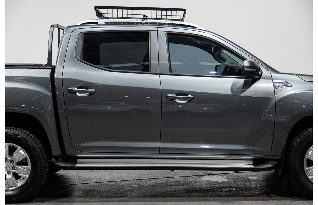 6/2018 Ldv T60 PRO (4x4) SK8C Double Cab Utility Grey Turbo Diesel 2.8L