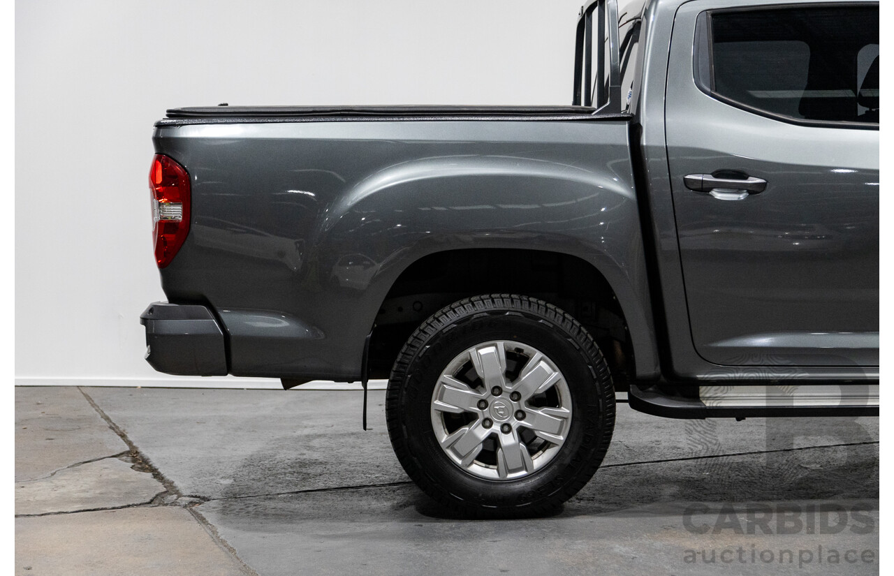 6/2018 Ldv T60 PRO (4x4) SK8C Double Cab Utility Grey Turbo Diesel 2.8L