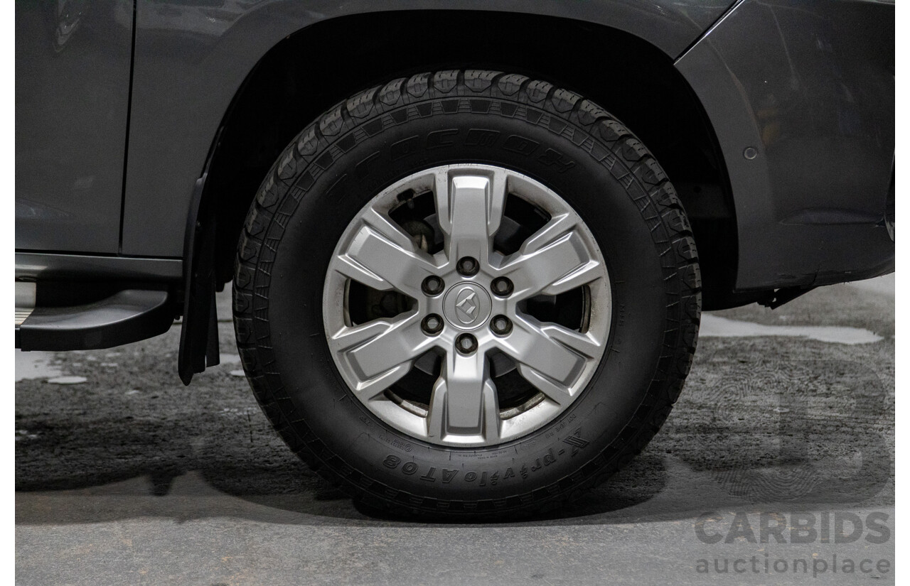 6/2018 Ldv T60 PRO (4x4) SK8C Double Cab Utility Grey Turbo Diesel 2.8L