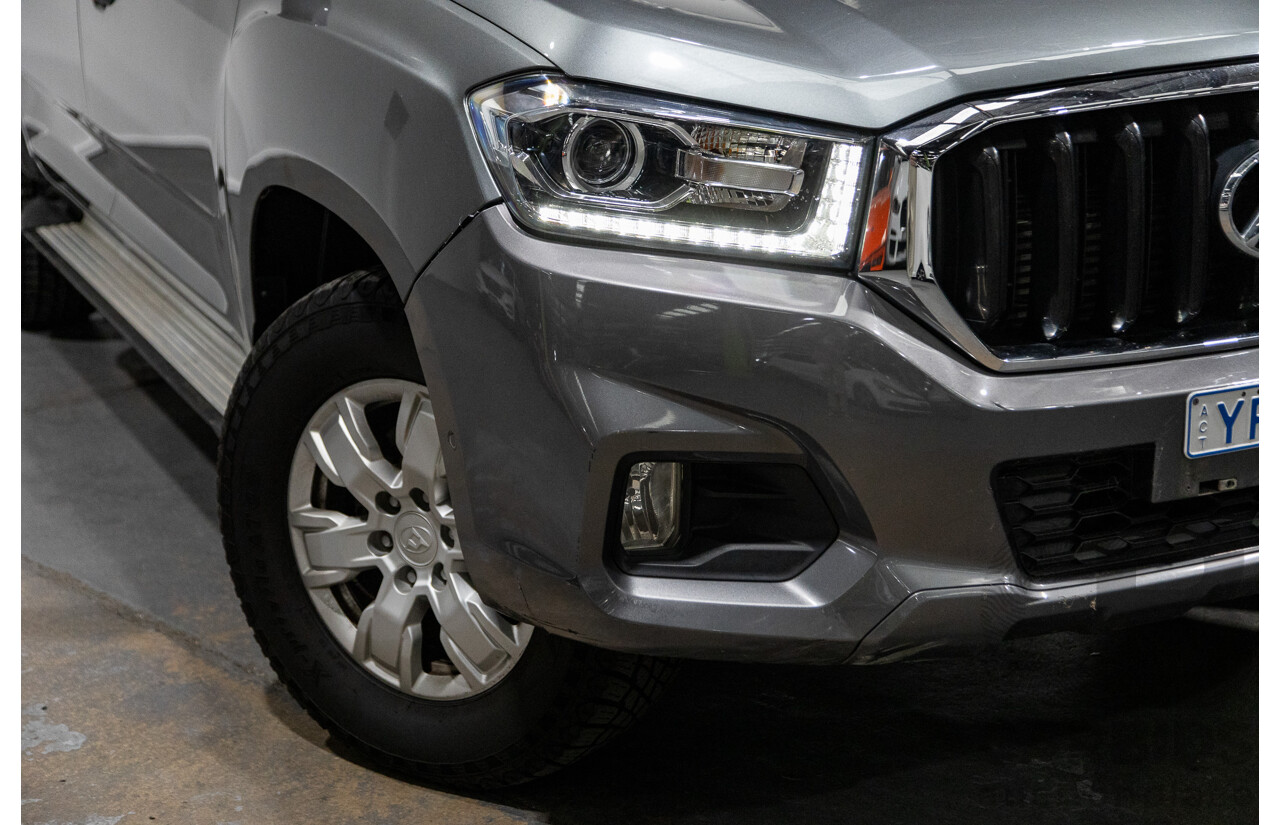 6/2018 Ldv T60 PRO (4x4) SK8C Double Cab Utility Grey Turbo Diesel 2.8L