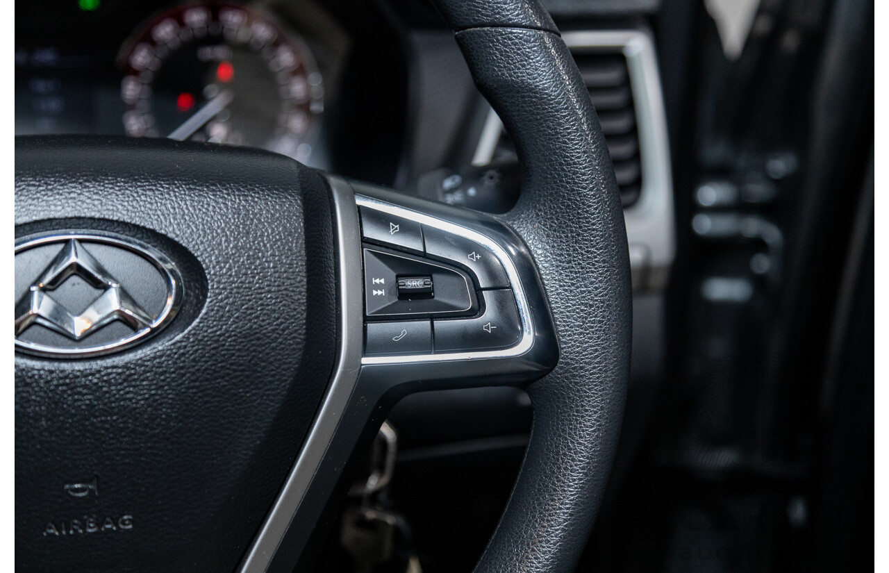 6/2018 Ldv T60 PRO (4x4) SK8C Double Cab Utility Grey Turbo Diesel 2.8L