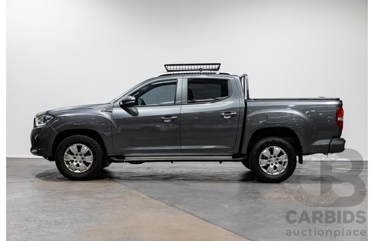 6/2018 Ldv T60 PRO (4x4) SK8C Double Cab Utility Grey Turbo Diesel 2.8L