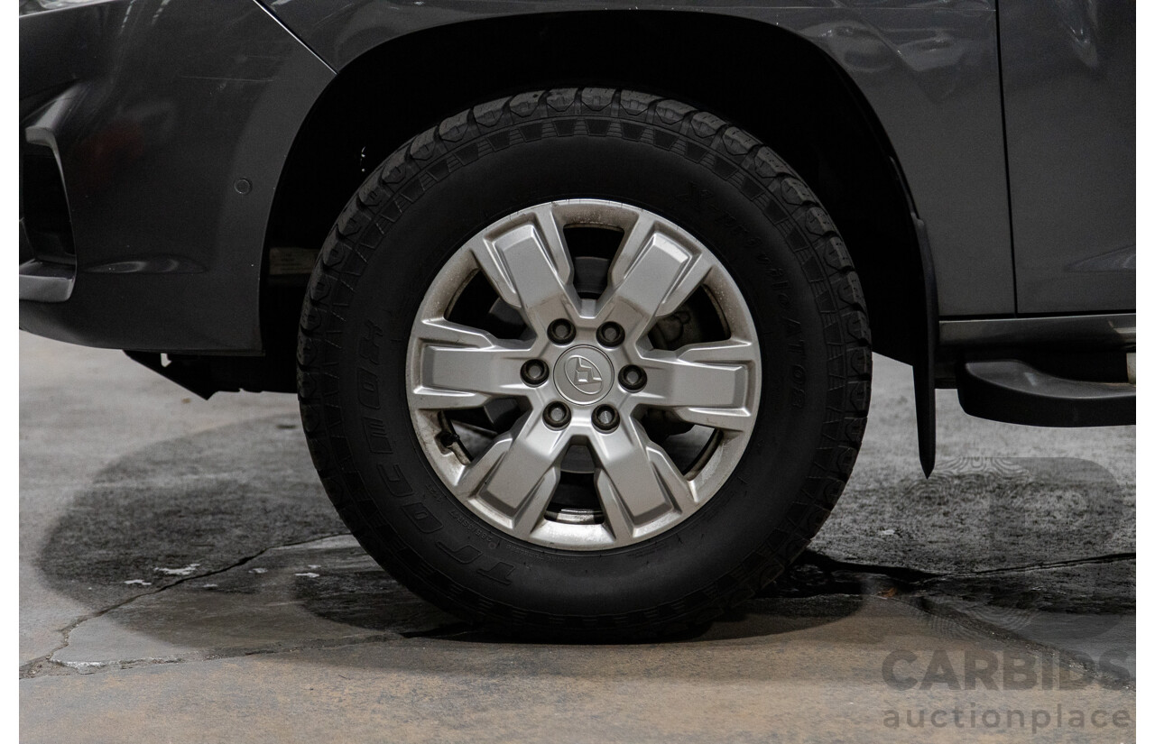 6/2018 Ldv T60 PRO (4x4) SK8C Double Cab Utility Grey Turbo Diesel 2.8L