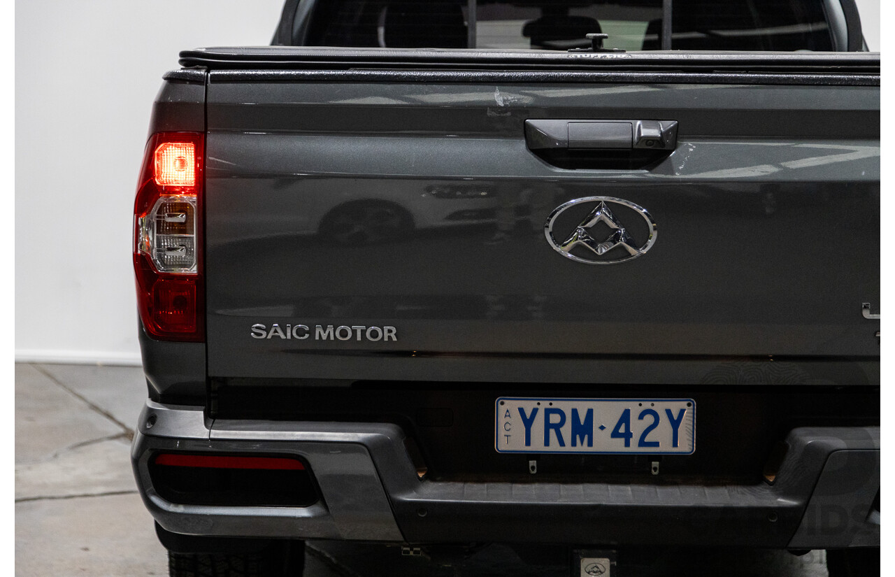 6/2018 Ldv T60 PRO (4x4) SK8C Double Cab Utility Grey Turbo Diesel 2.8L